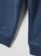 Baby trousers in pure blue cotton with regular fit_3