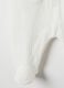 Baby white pure cotton sleepsuit with integrated feet_3