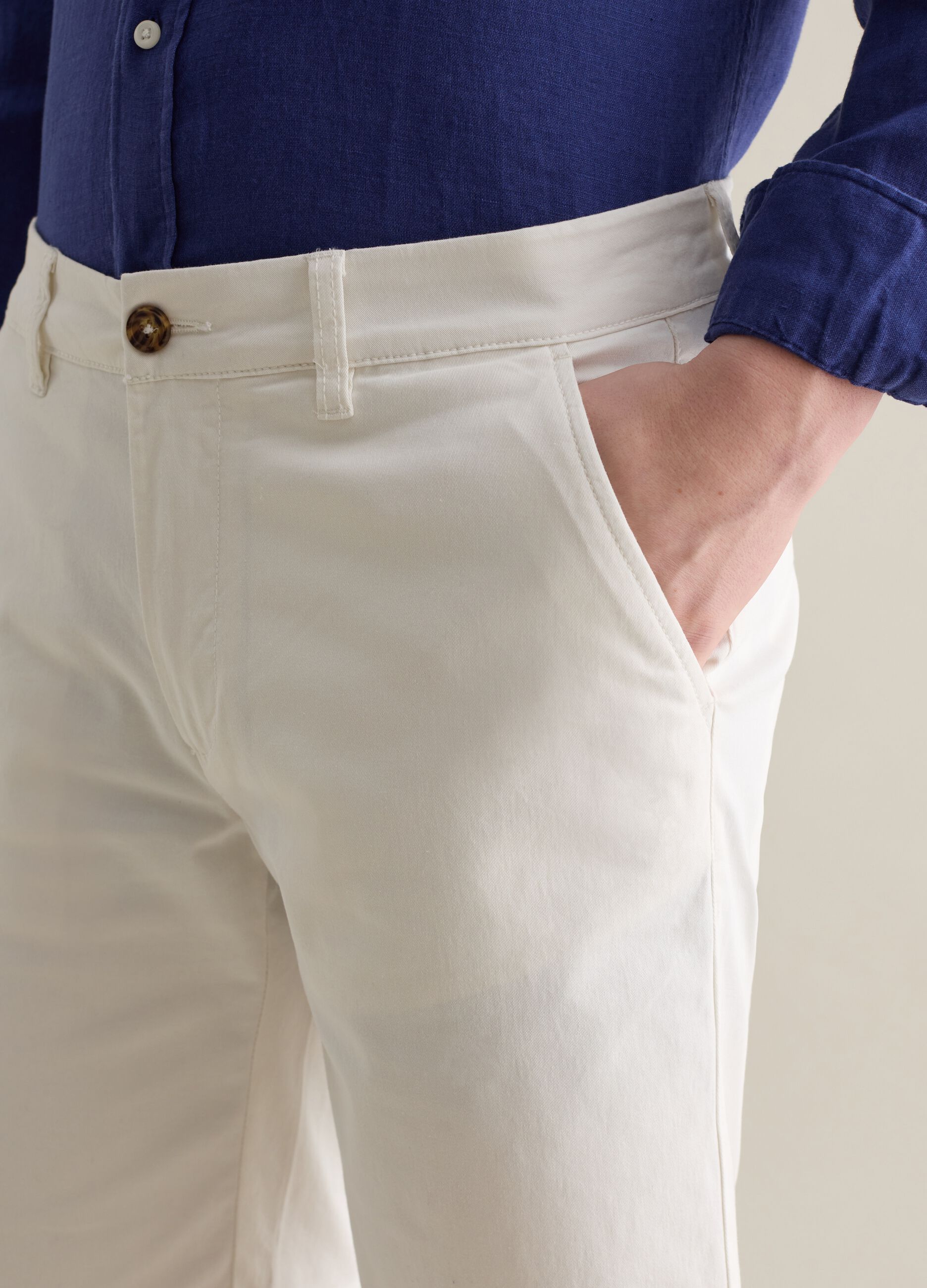 Bermuda chino in cotone stretch