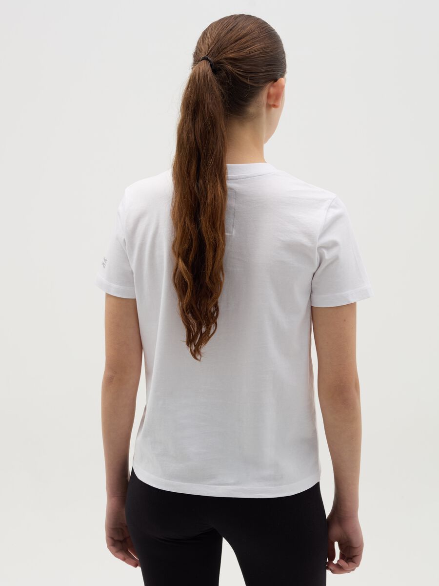Cotton T-shirt with logo print_2