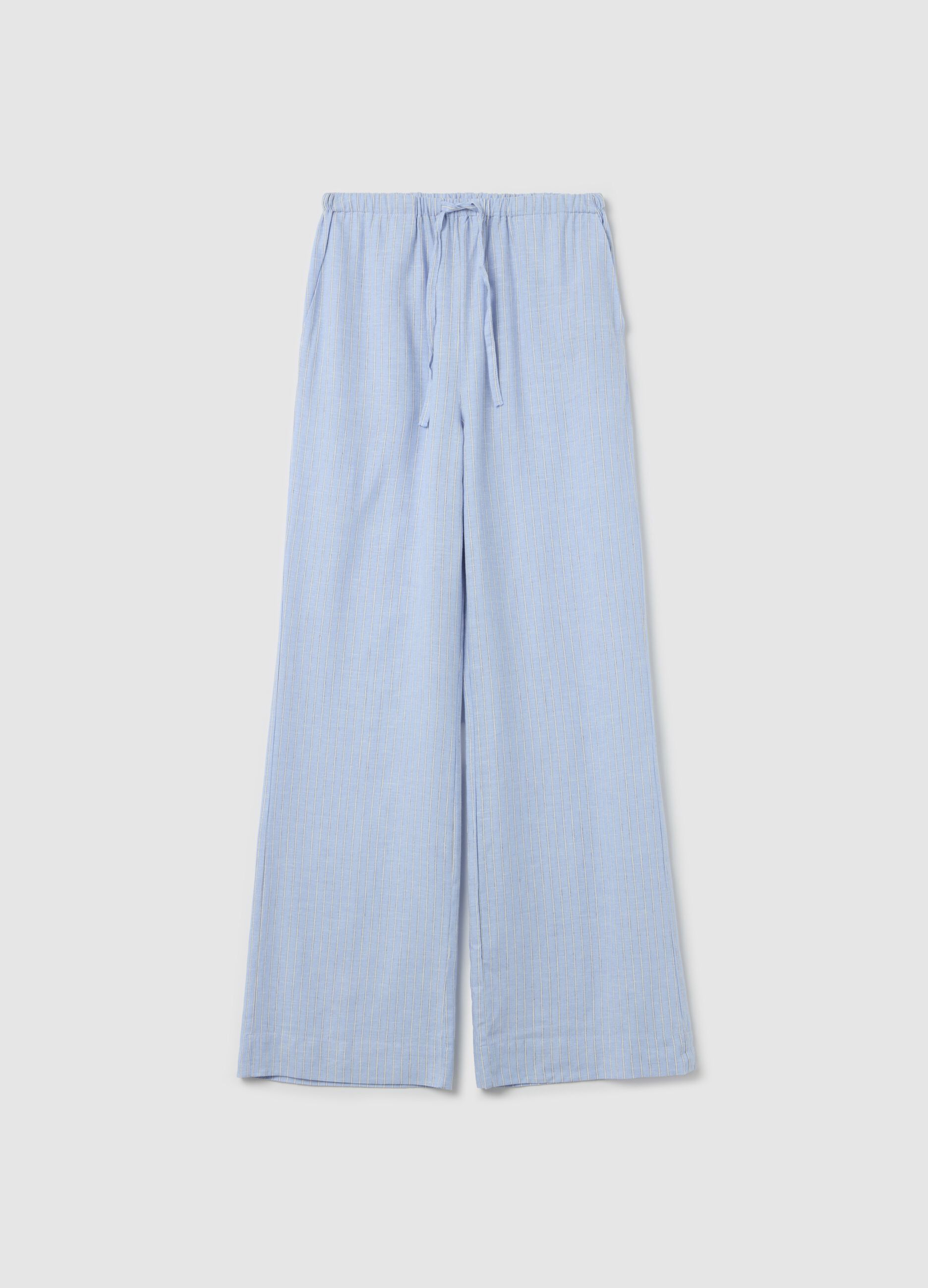Relaxed-fit trousers with drawstring