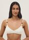 White stretch-fabric bikini top with embellished straps_0