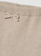 Completo beige in puro cotone organico a maglia_2