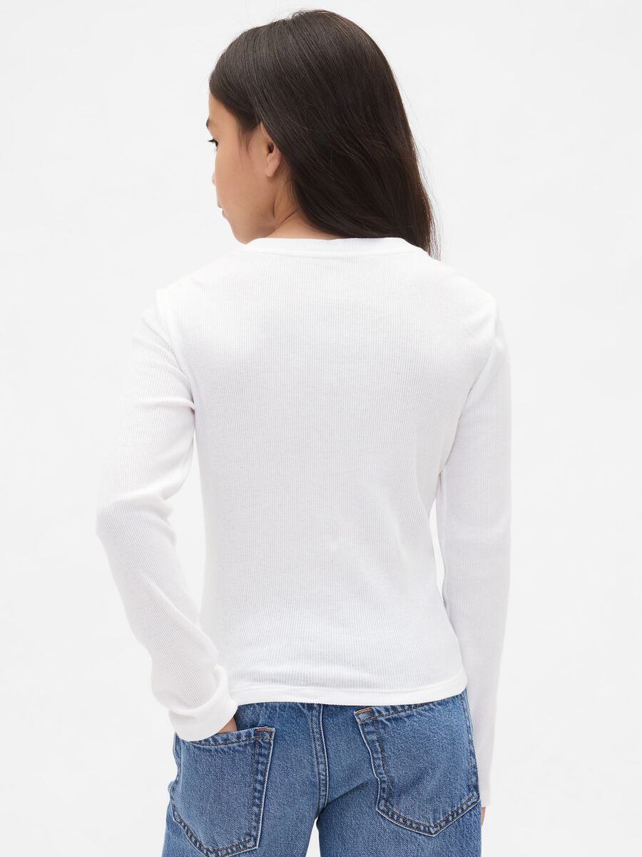 White cotton long sleeve shirt_1
