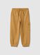 Children's Yellow Jogger Trousers in Pure Cotton Regular Fit_0