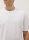 White pure cotton T-shirt with relaxed fit and finished crew neck_3