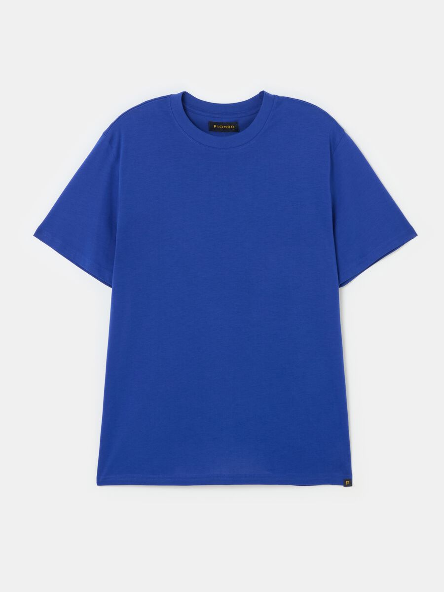Supima cotton T-shirt with round neck_3