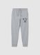 Boys' grey pure cotton joggers regular fit_3