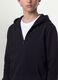 Black organic cotton hooded sweatshirt, regular fit, for boys_3