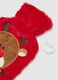 Red Christmas Hot Water Bottle with Cover_2