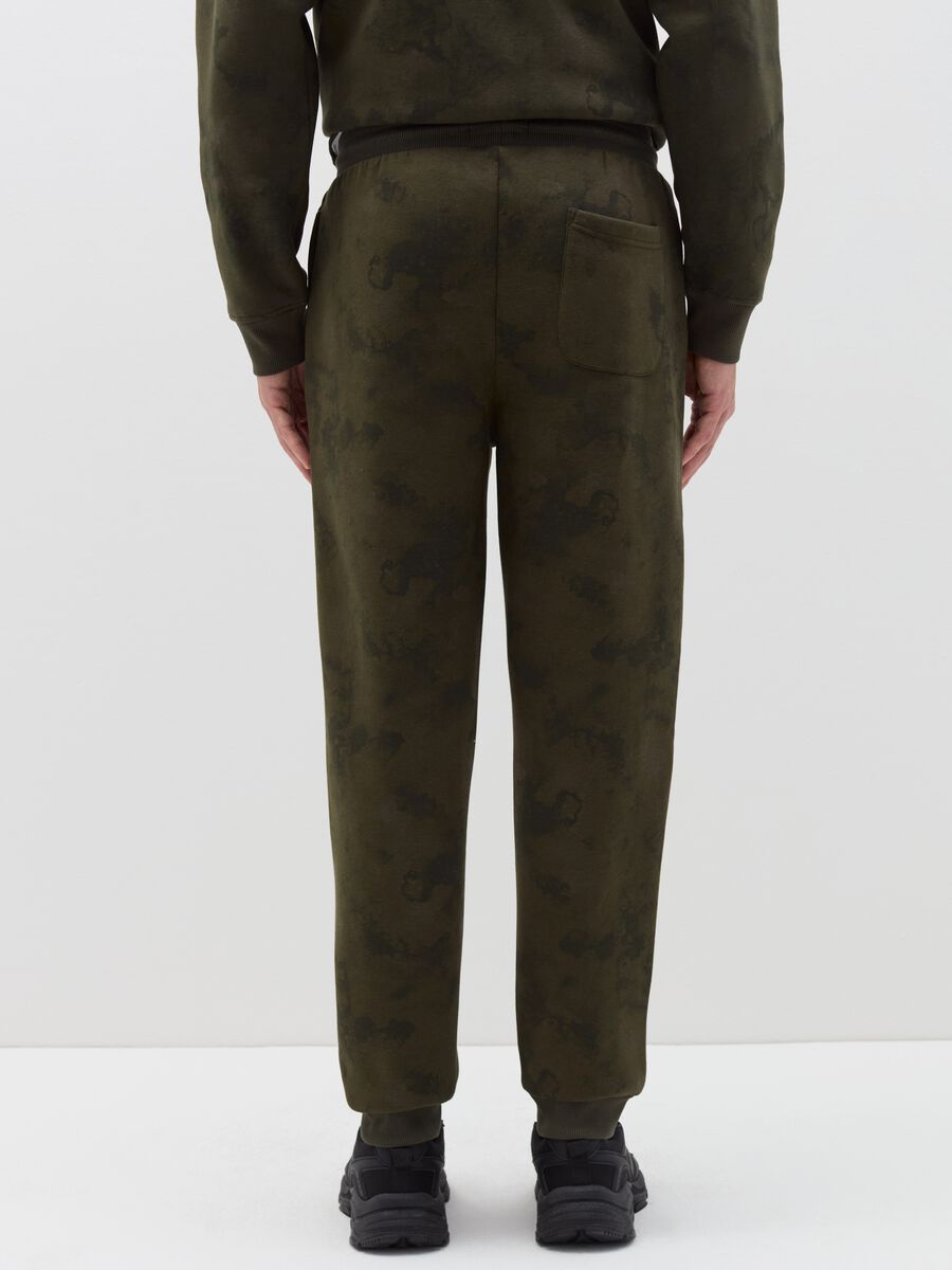 Fleece joggers with drawstring_3