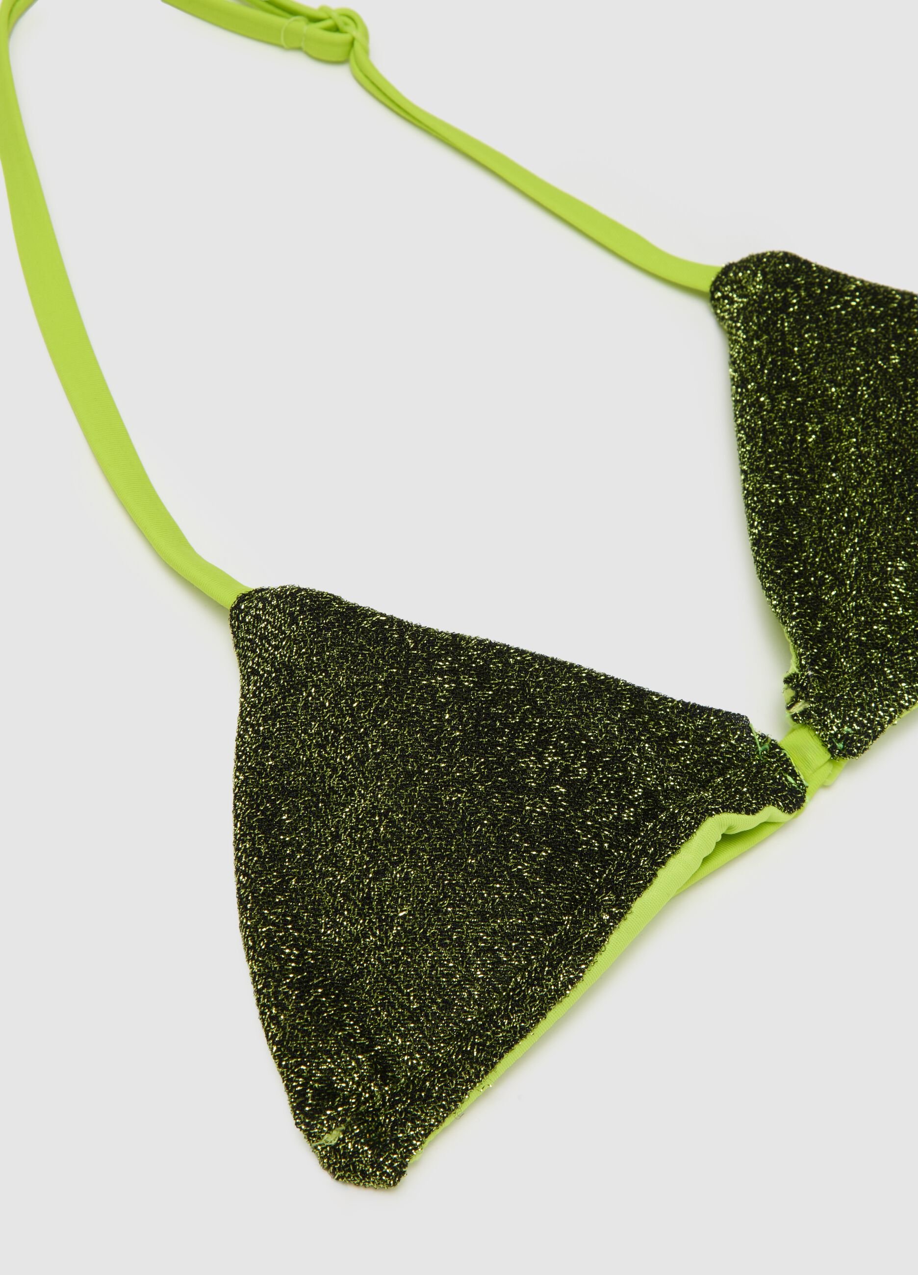 Multicoloured Elastic Blend Girls' Bikini