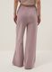 Pink wide leg pure cotton jogger trousers_3