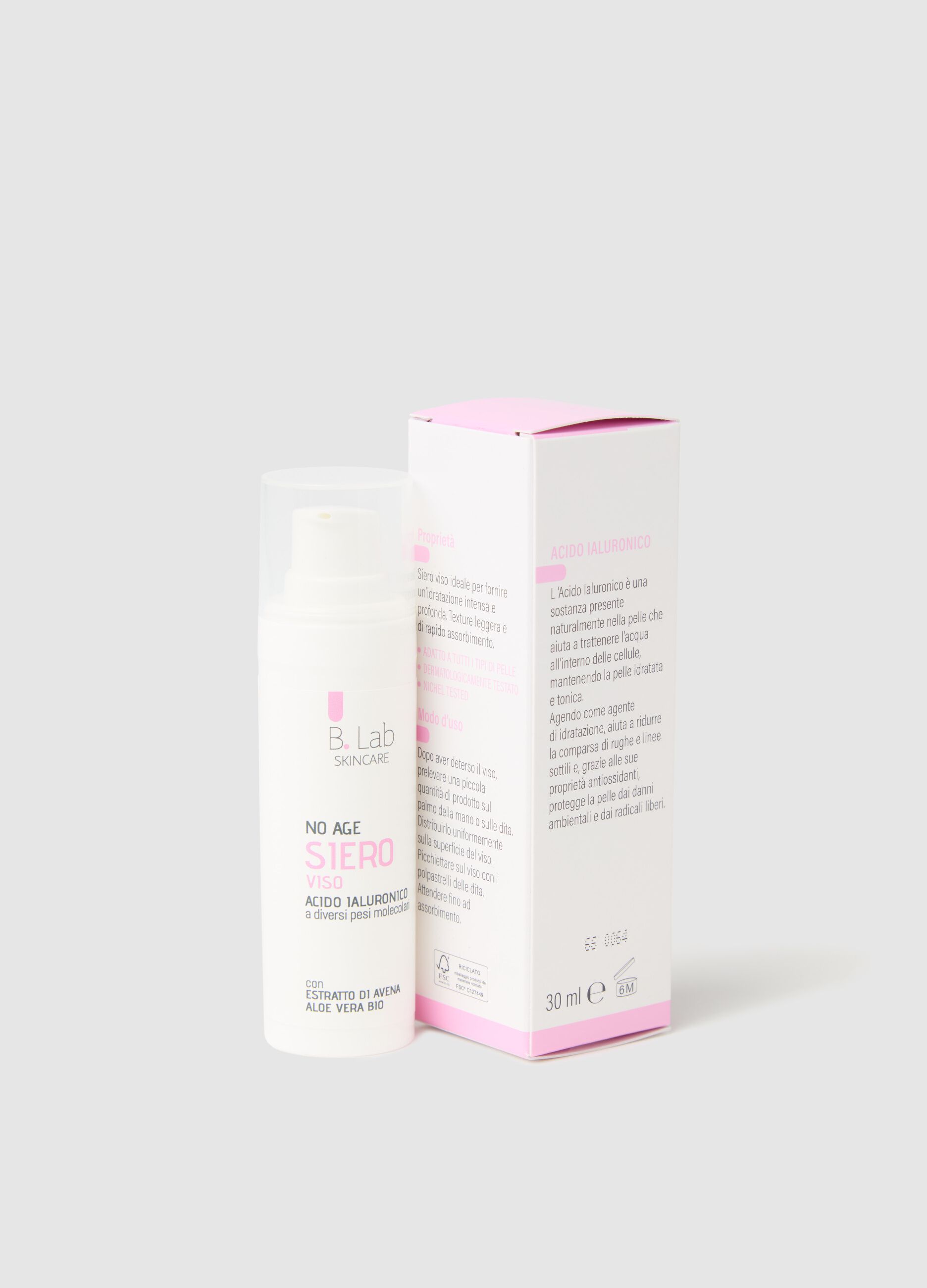 No Age - Face serum with hyaluronic acid with different molecular weights