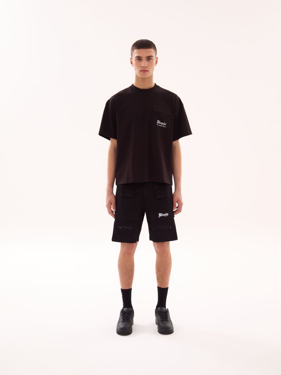 Branding Cargo T-shirt Black_6