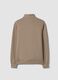 Full-zip beige con colletto in tessuto elasticizzato Easy Dry regular fit_6