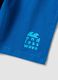Blue organic cotton shorts with elasticated waist_3