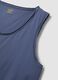 Blue pure cotton vest top_5