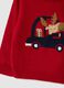 Red Christmas jumper for kids regular fit with print_3