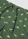 Green striped dinosaur print boys&rsquo; swim shorts_2