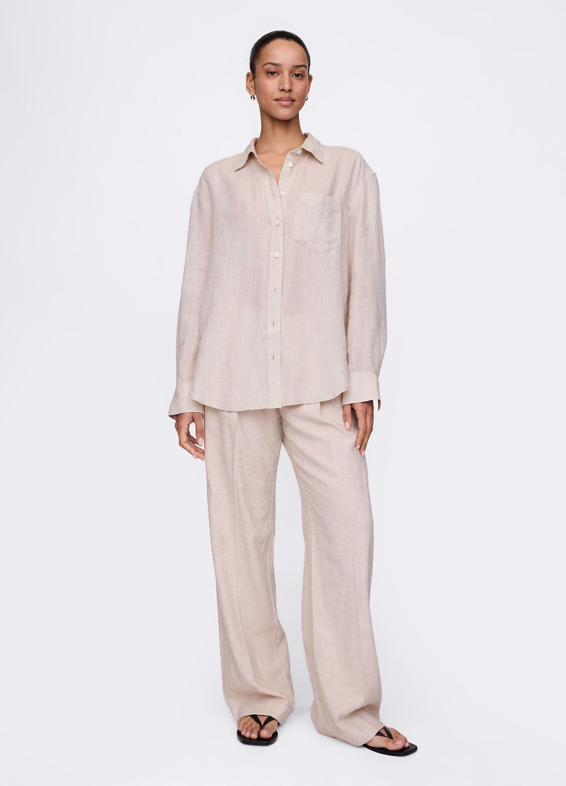 Beige Linen Shirt by Gap
