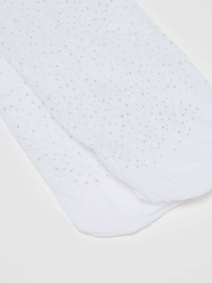 Microfibre tights with glitter polka dots_1