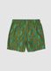Green cactus-print boys&rsquo; swim shorts_1