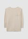 Beige Sweater with Bead Decoration_4