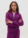 Essential organic cotton full-zip sweatshirt with hood_0