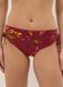 Slip da mare in tessuto elasticizzato multicolor con motivo floreale_1