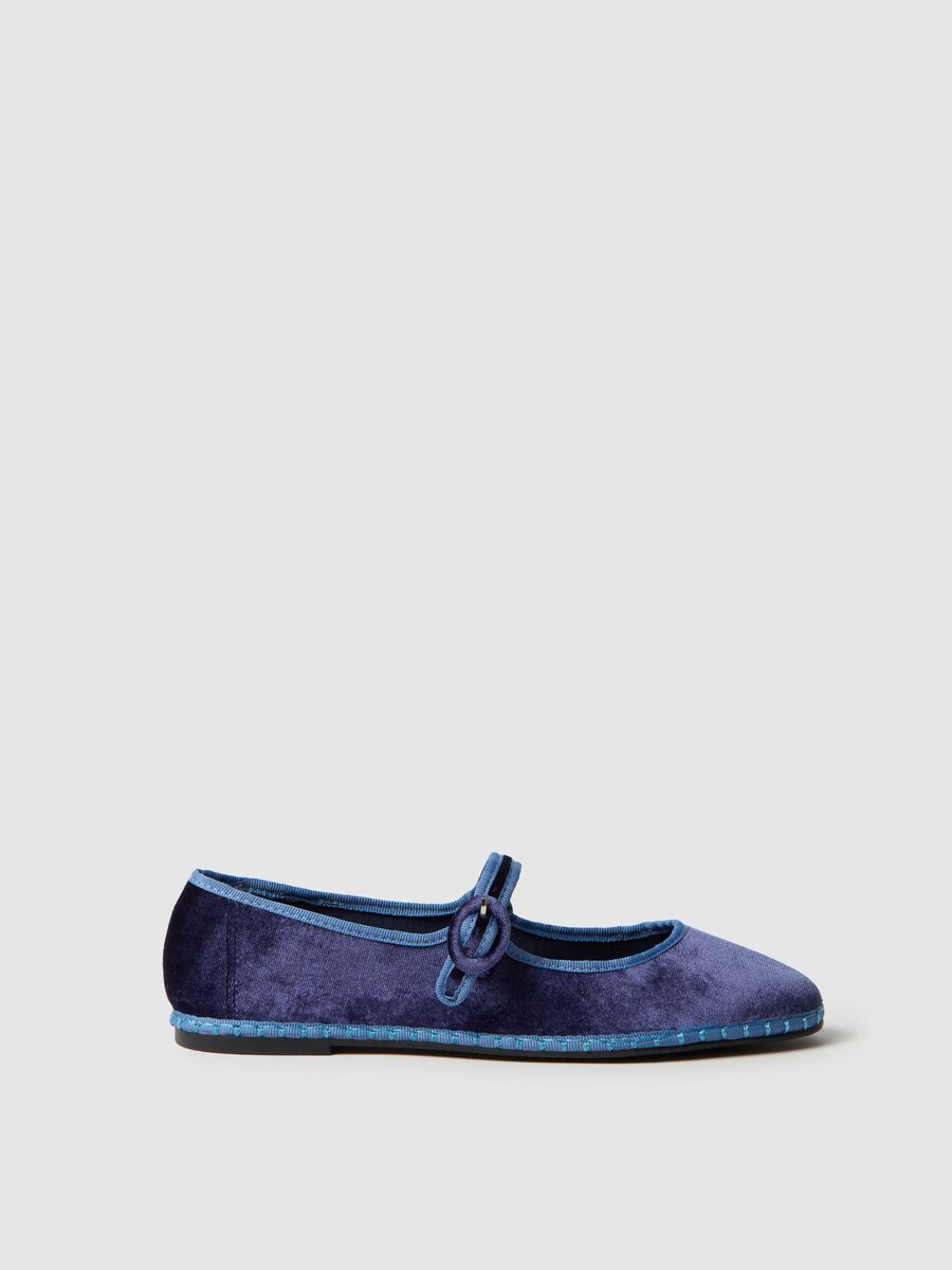 Ballerina flats with strap_0