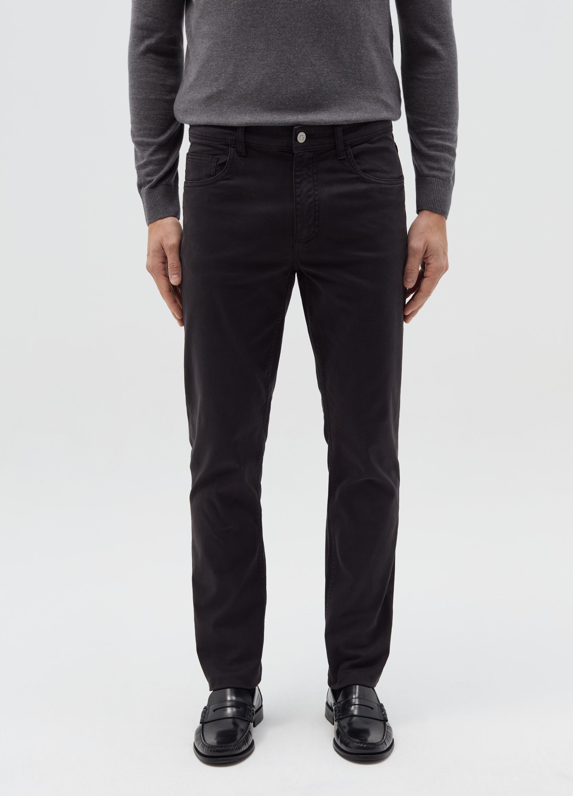 Pantaloni skinny fit cinque tasche