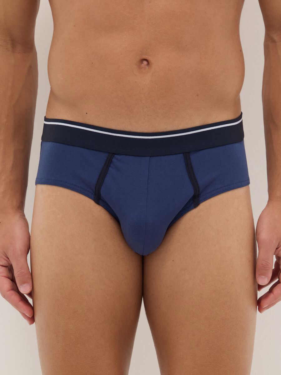 Tripack slip multicolor in cotone elasticizzato regular fit_1