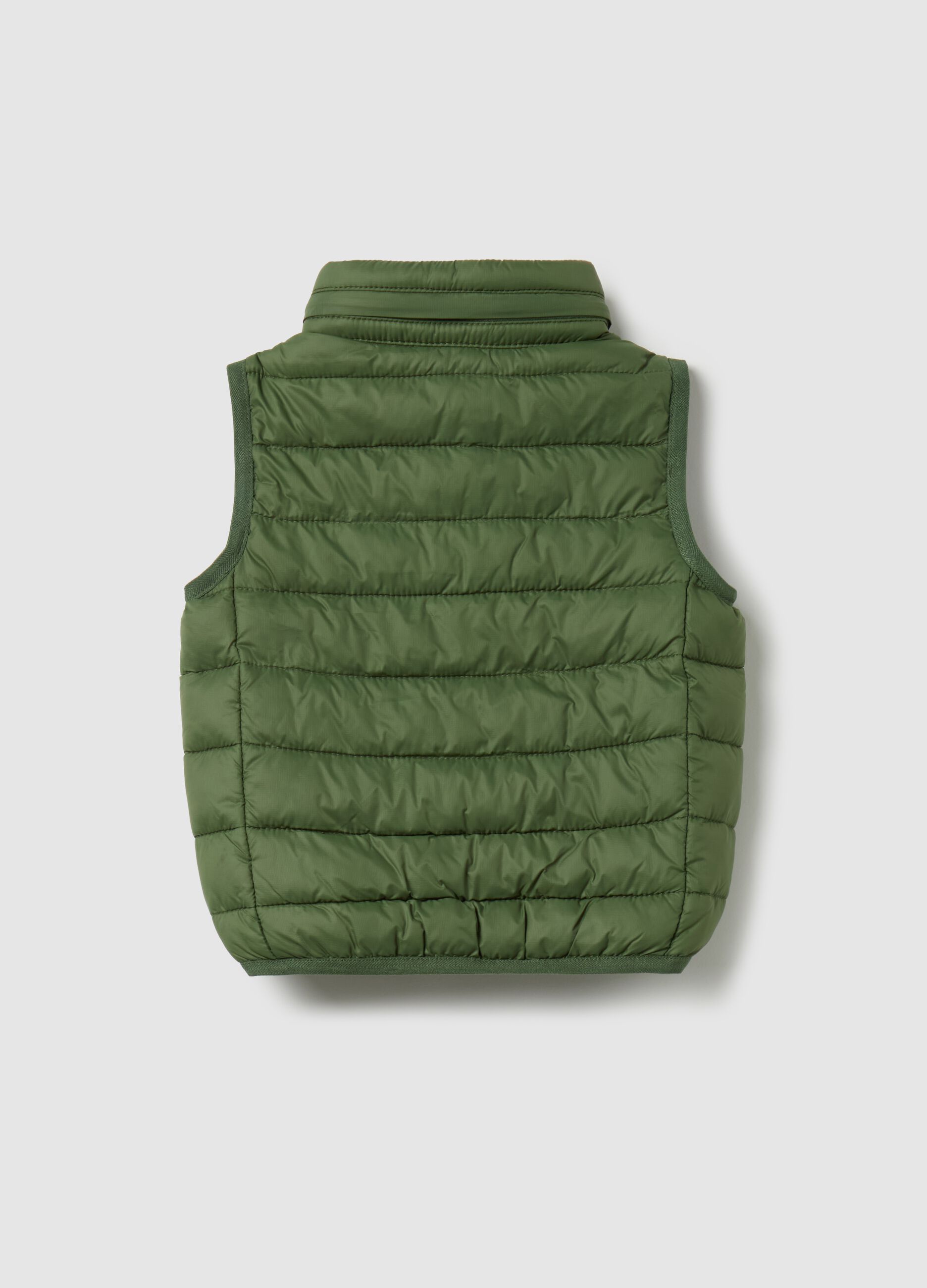 Gilet trapuntato full-zip 