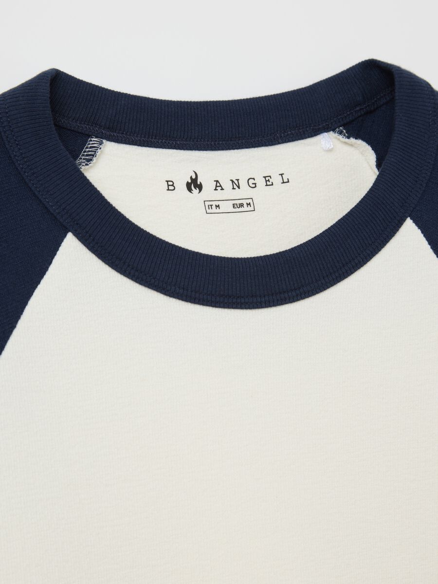 T-shirt in two-tone cotton_5
