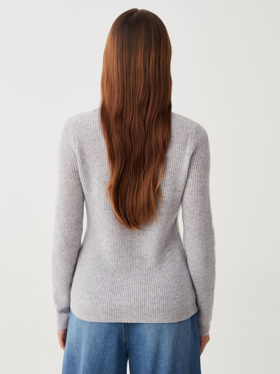 Cardigan in cashmere a coste inglesi_2