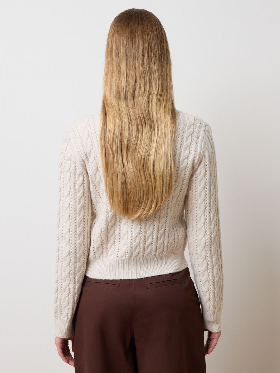 Cardigan beige regular fit_2