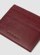Red genuine leather card holder_1