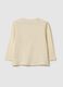 Children's beige pure cotton sweater_1