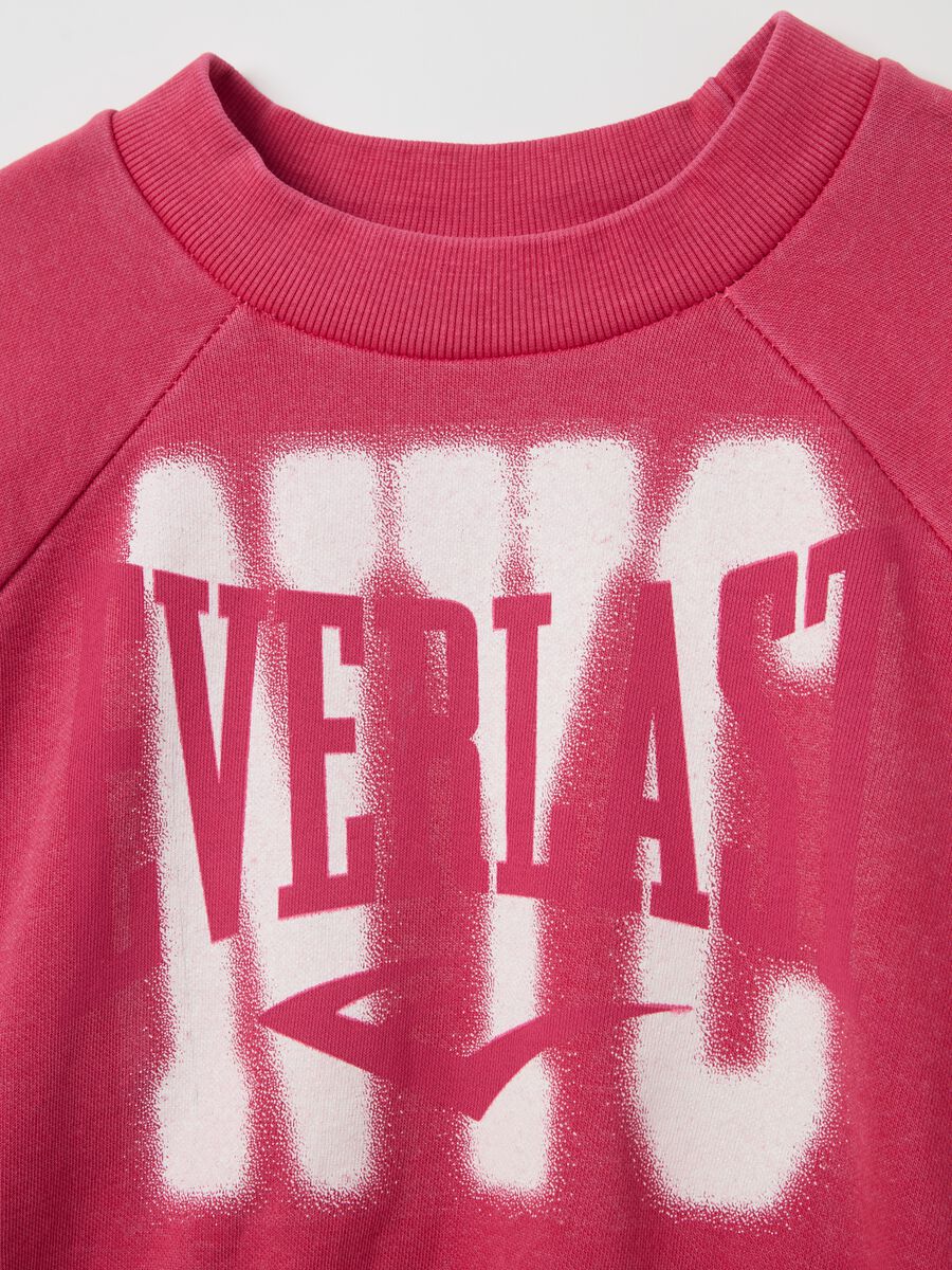 Cropped sweatshirt with logo print_5