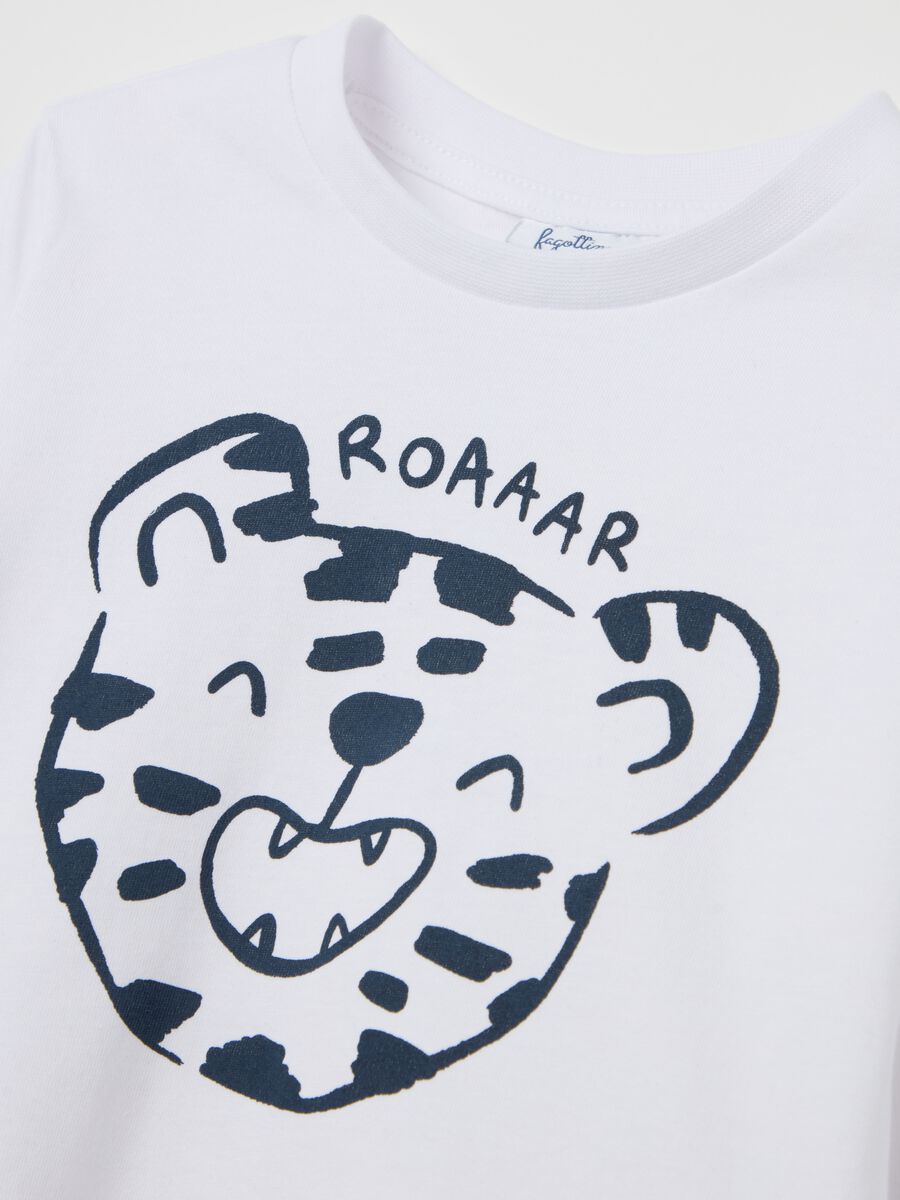 Long-sleeved T-shirt with tiger print_2