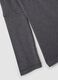 T-shirt grigia in viscosa elasticizzata con scollo a barchetta a righe_5