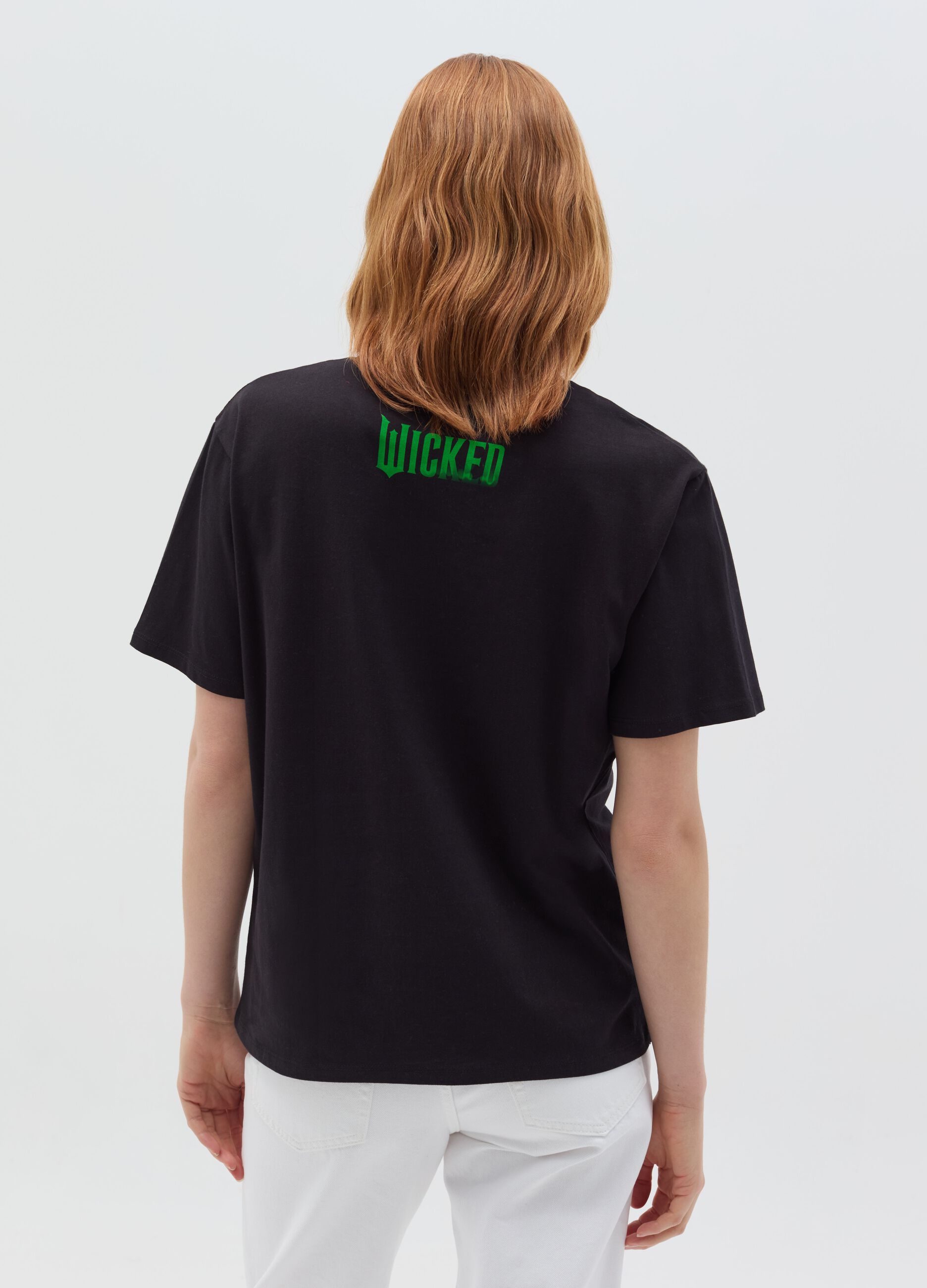 Relaxed-fit T-shirt with Wicked print