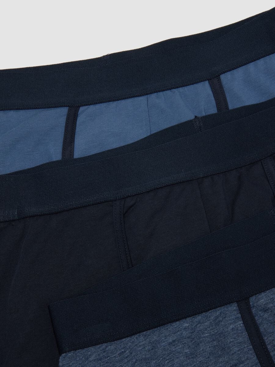 3-pack of blue stretch organic cotton boxer shorts_5