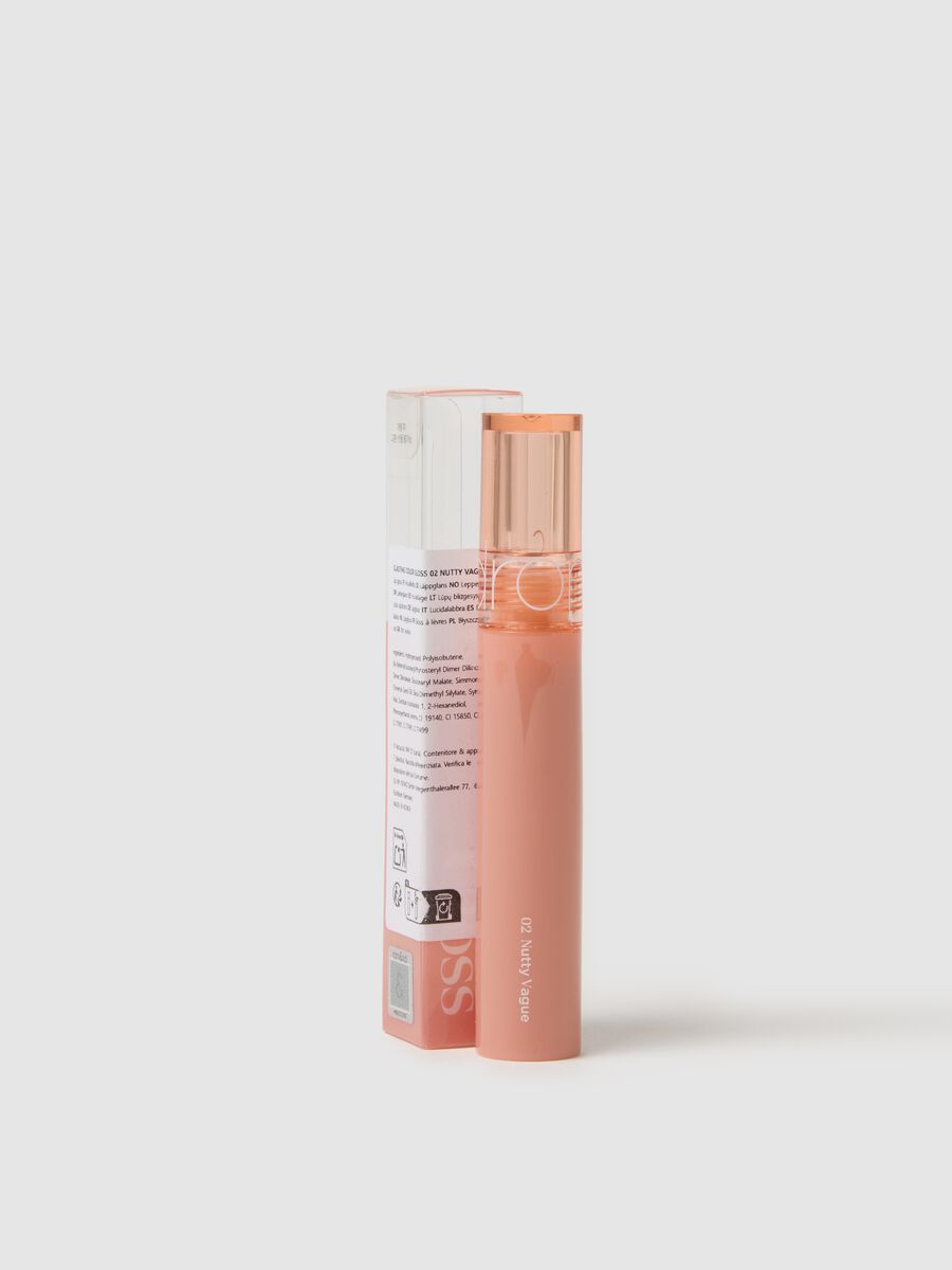 ROM&ND GLASTING COLOR GLOSS 02 NUTTY VAGUE COLOURED LIP GLOSS - Korean Make-up_2