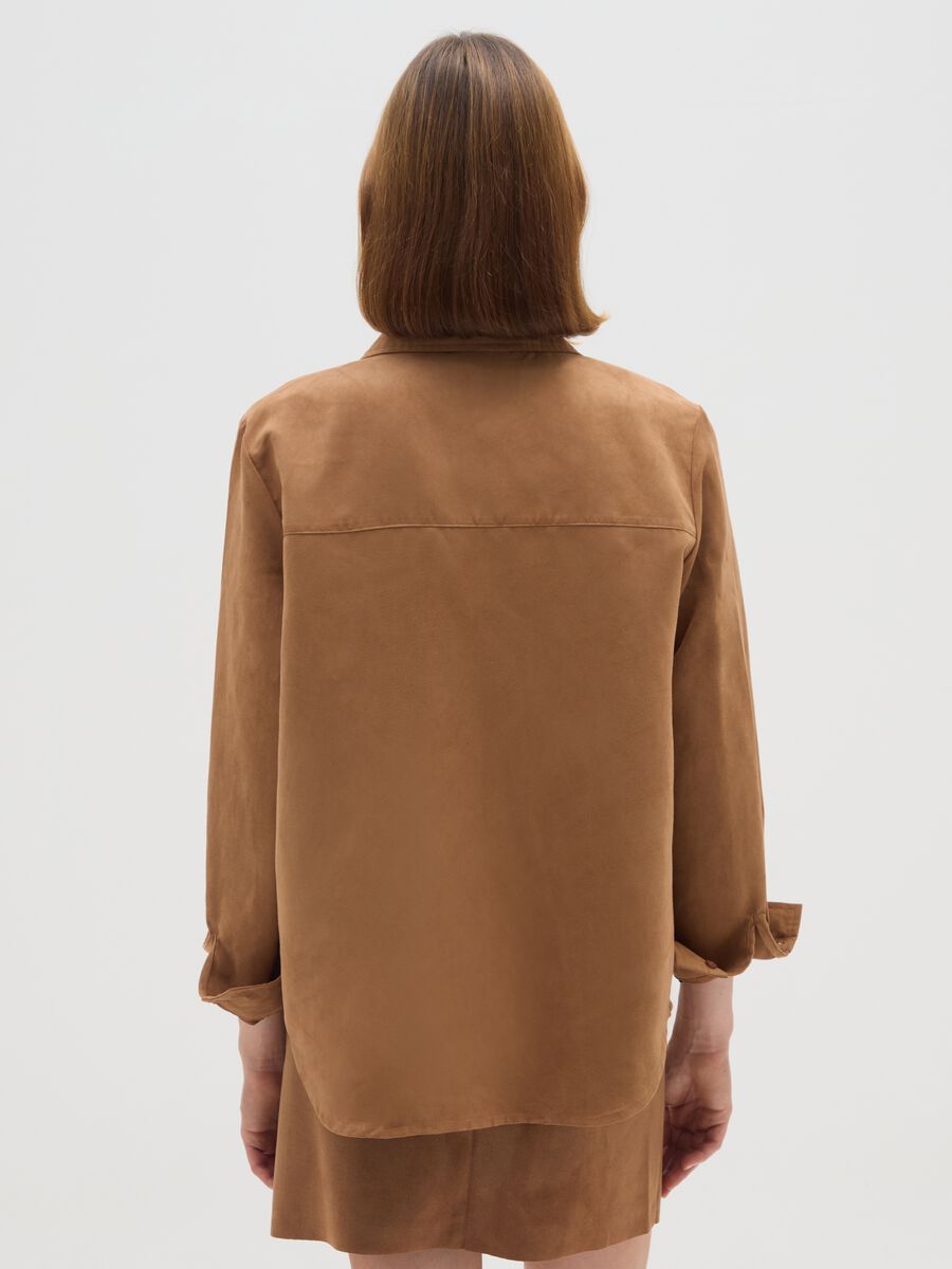 Brown Regular Fit Shirt_2