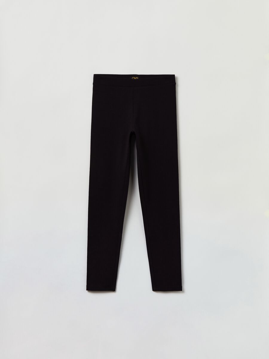 Leggings in cotone stretch_0