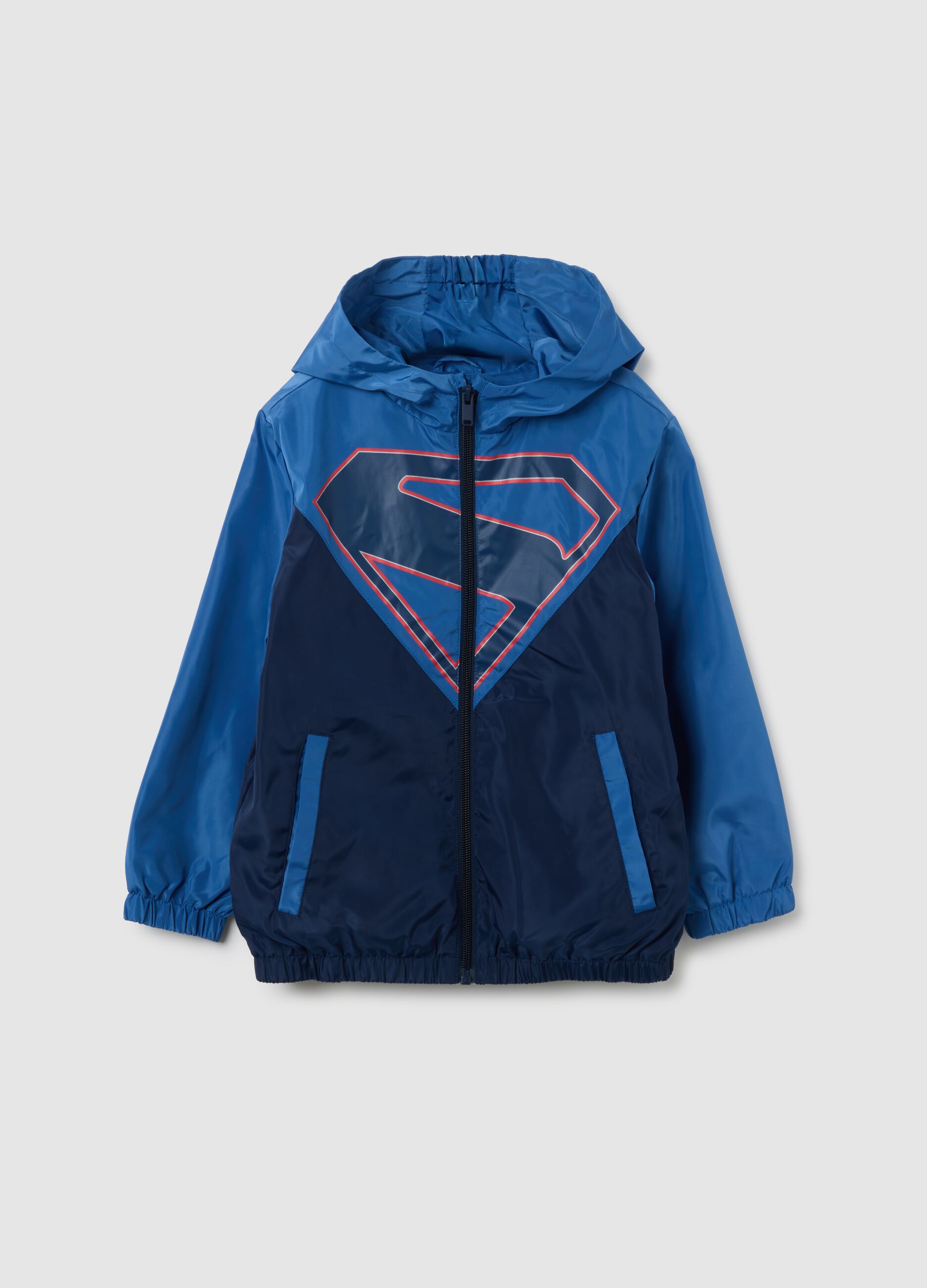Children's Blue Jacket with Superman Logo
