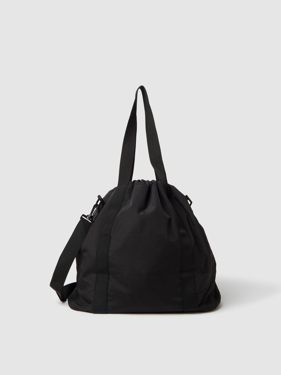 Maui Oversized Black Nylon Bag_1