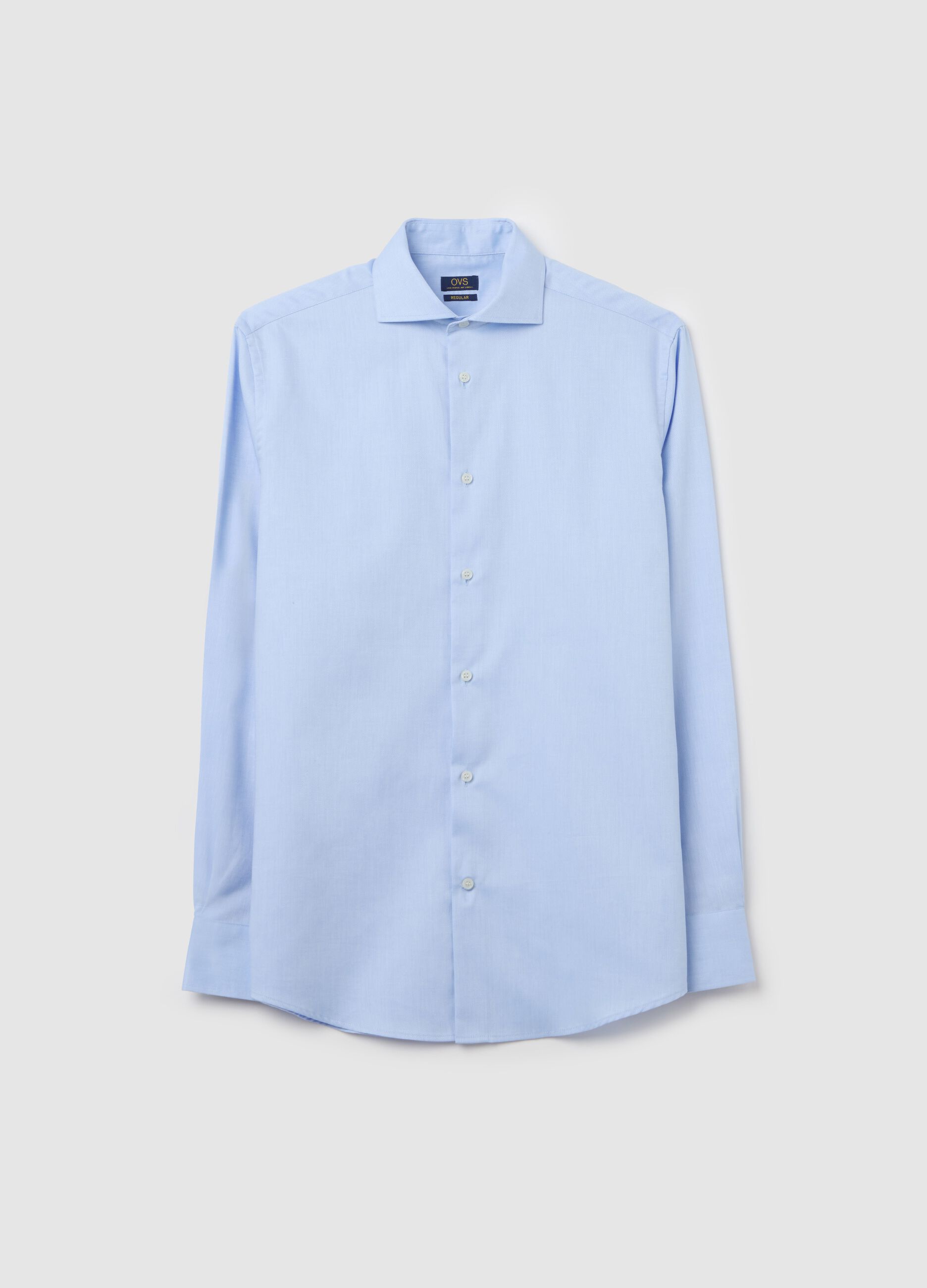 Camicia regular fit in cotone oxford easy iron